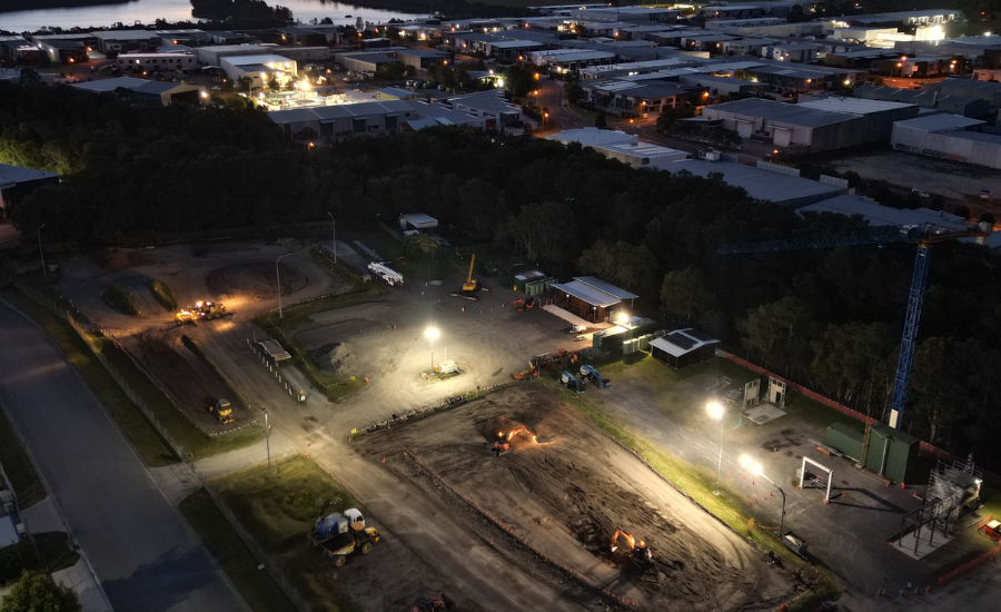 Night plant / machine training at Diggerman Training